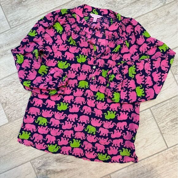 Lilly Pulitzer Tops - Lilly Pulitzer Tusk in Sun Elsa XSmall EUC